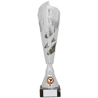 Silver Torch Trophy Award with Stars