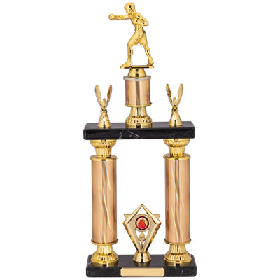 Boxing Tower Column Trophy Award