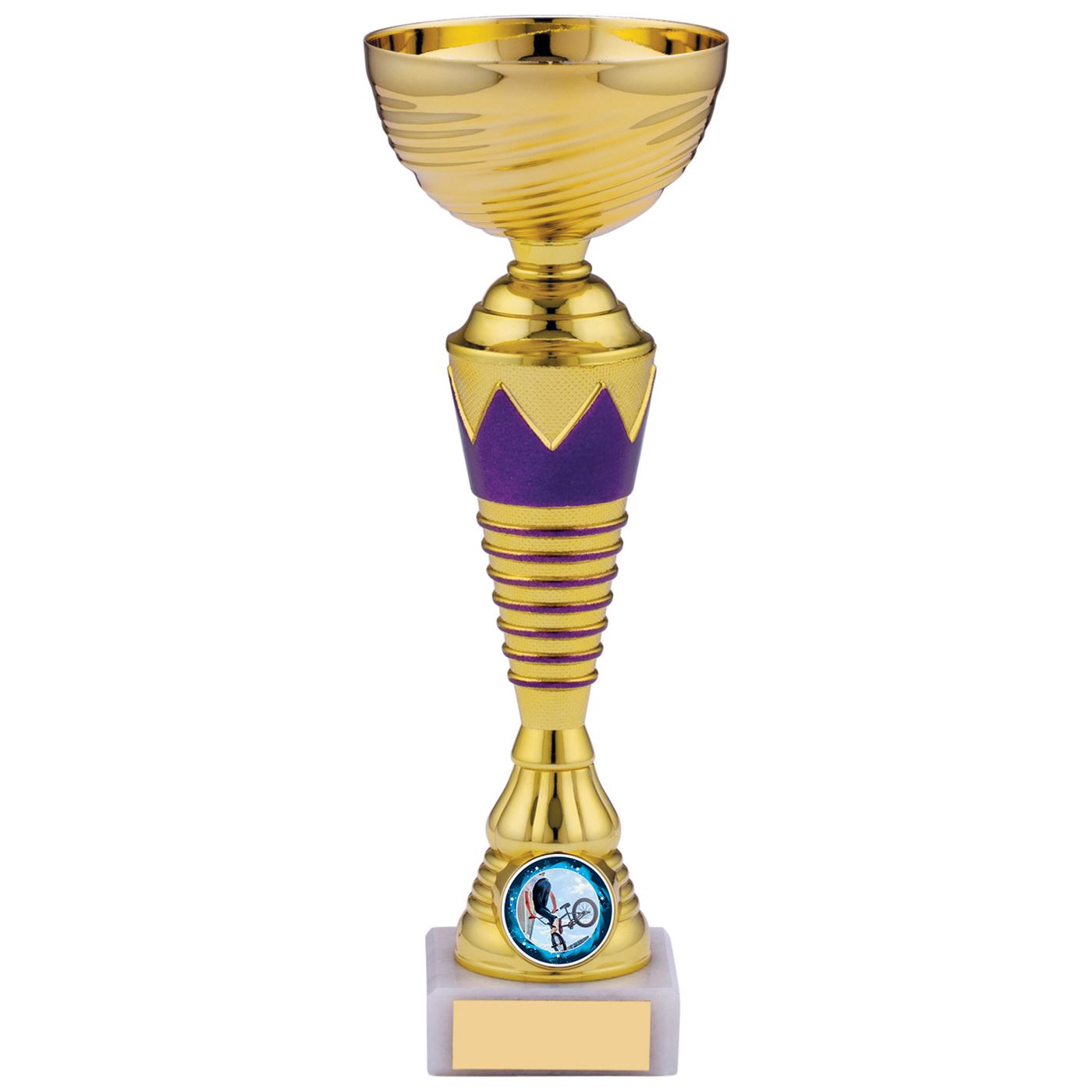 Regal Gold and Purple Trophy Cup