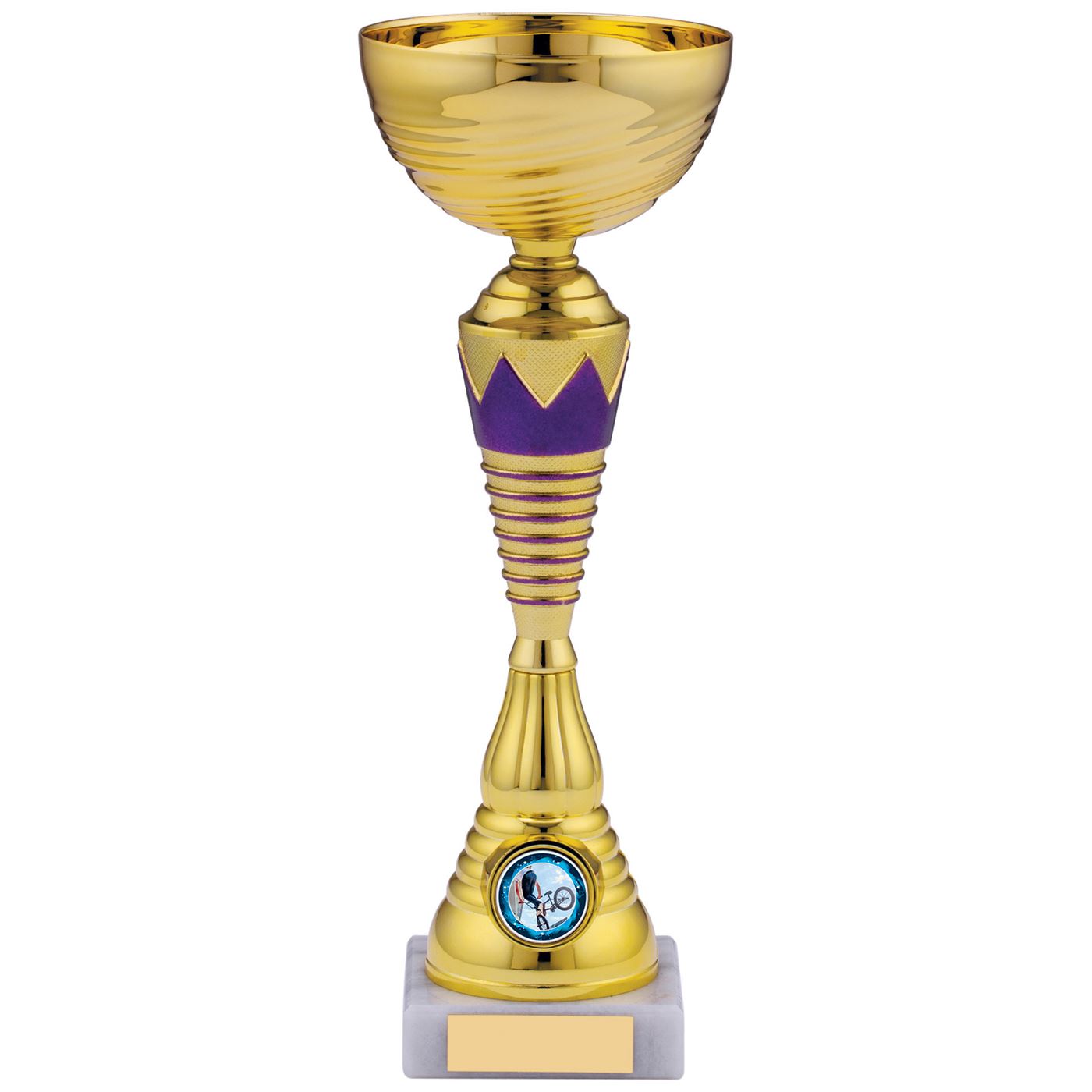 Regal Gold and Purple Trophy Cup