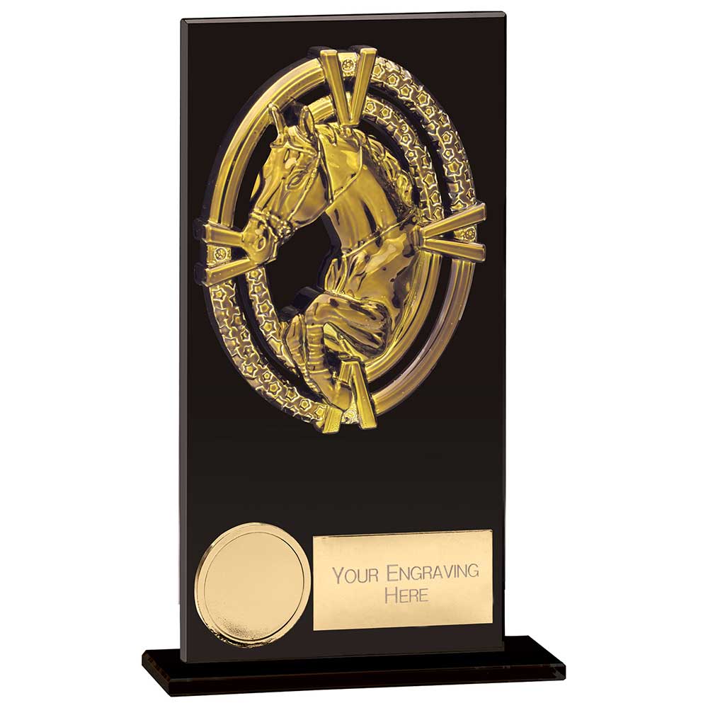 Maverick Equestrian Award Fusion Black Glass