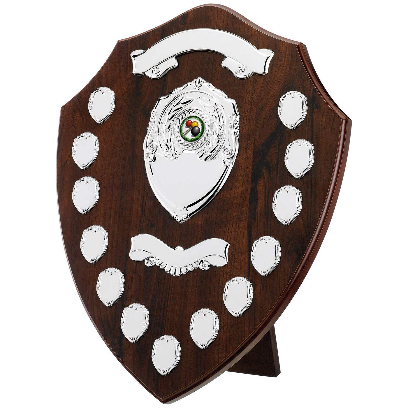 Dark Cherry Annual Shield Award - 13 Shields