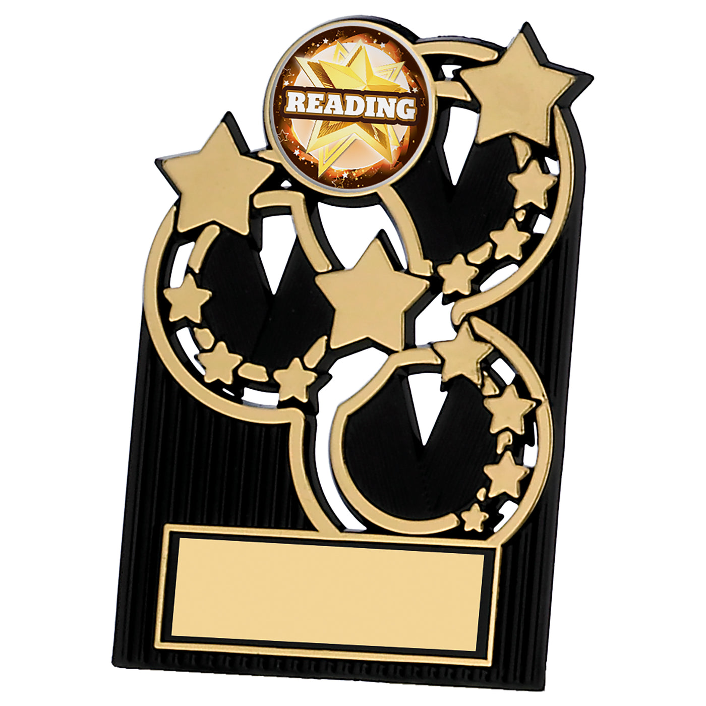 Black and Gold Acrylic Plaque Award