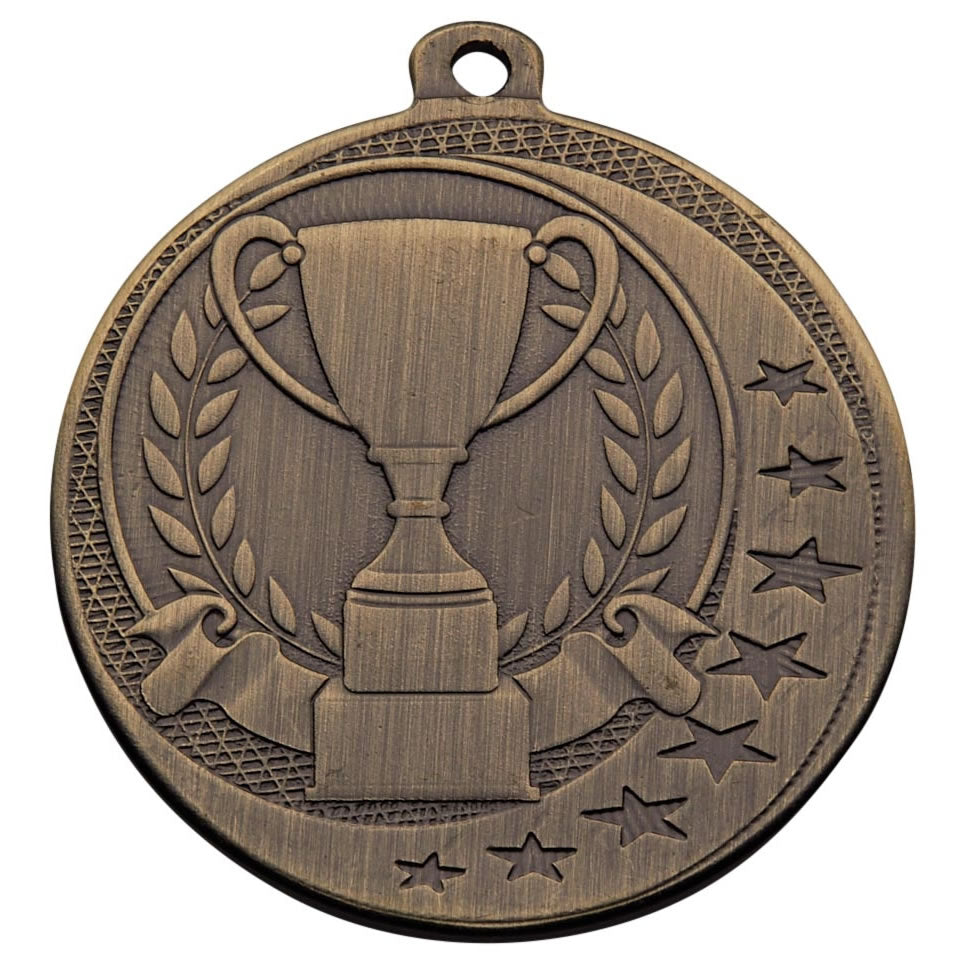 Antique Gold Trophy Cup Medal