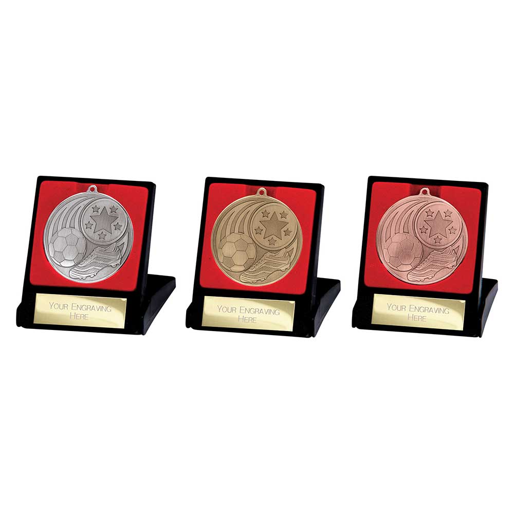 Iconic Football Medal Box 5 5cm