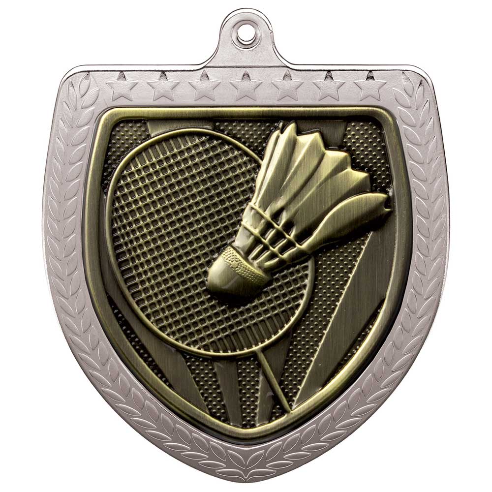 Cobra Badminton Shield Medal 7.5cm