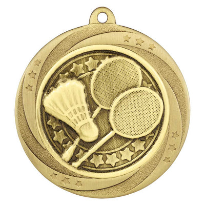 Superstar Badminton Medal 6cm