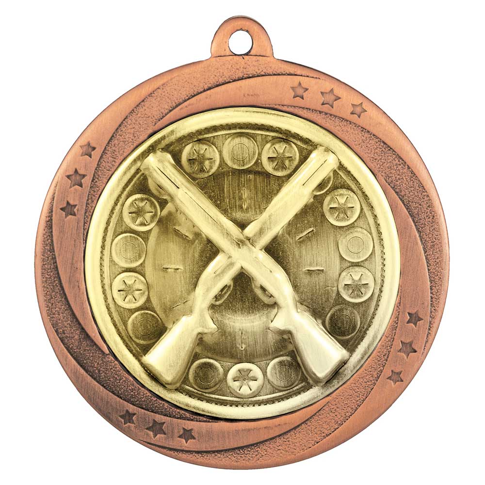 Superstar Clay Pigeon Medal 6cm