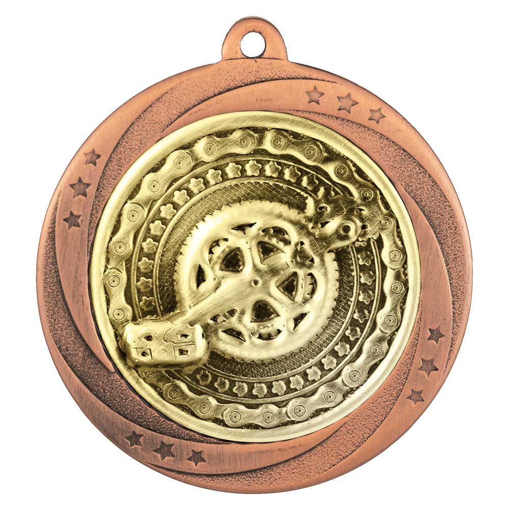 Superstar Cycling Medal 6cm