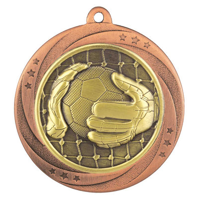 Superstar Goalkeeper Football Medal