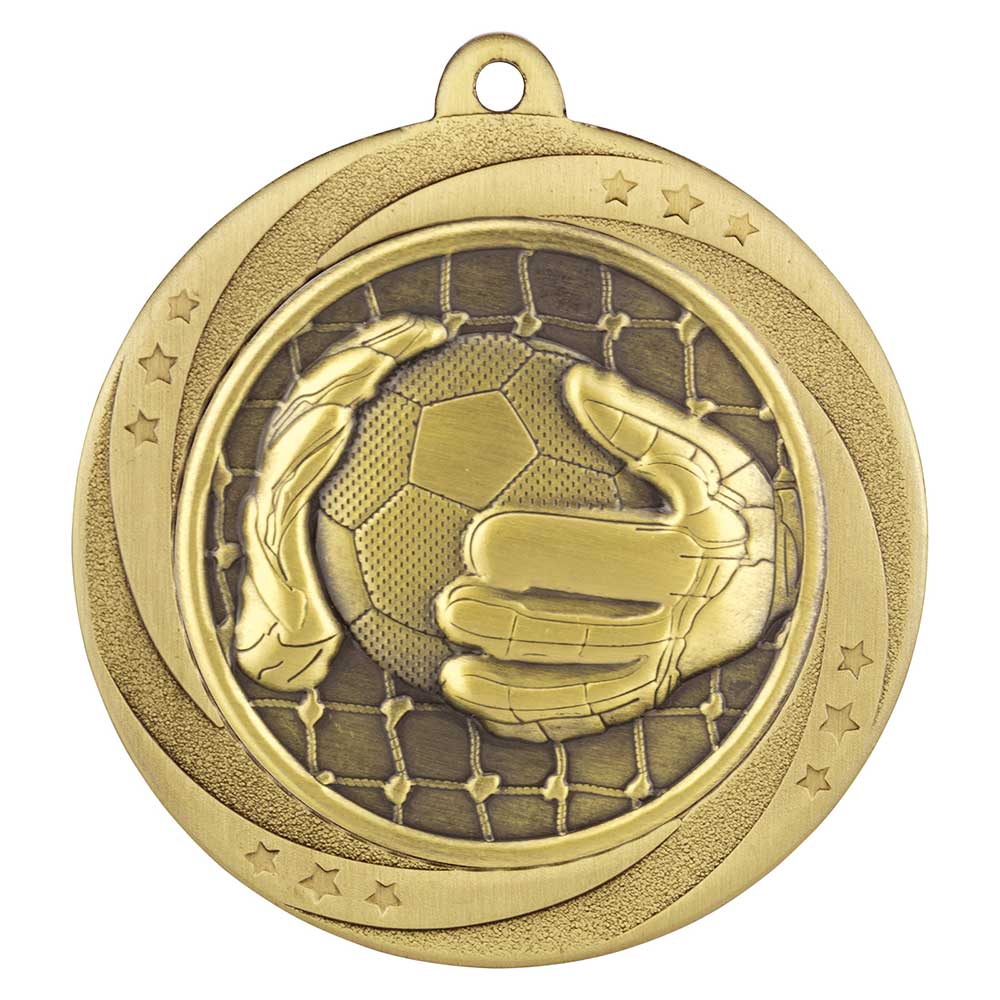 Superstar Goalkeeper Football Medal