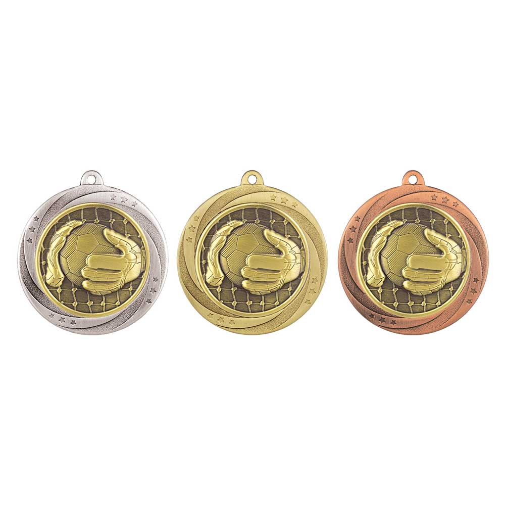 Superstar Goalkeeper Football Medal