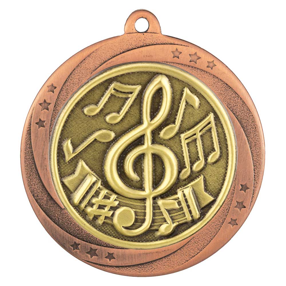 Superstar Music Medal 6cm