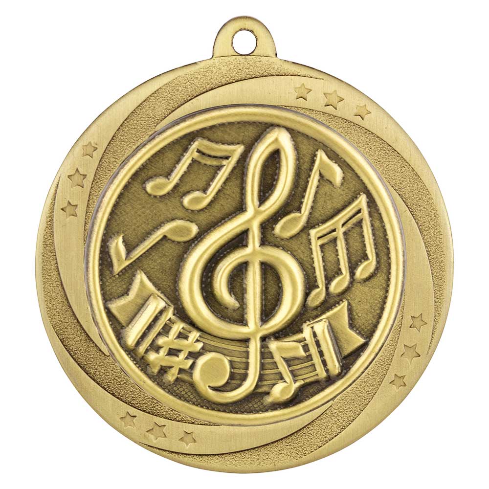 Superstar Music Medal 6cm