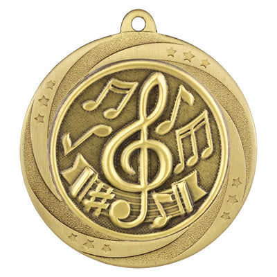 Superstar Music Medal 6cm