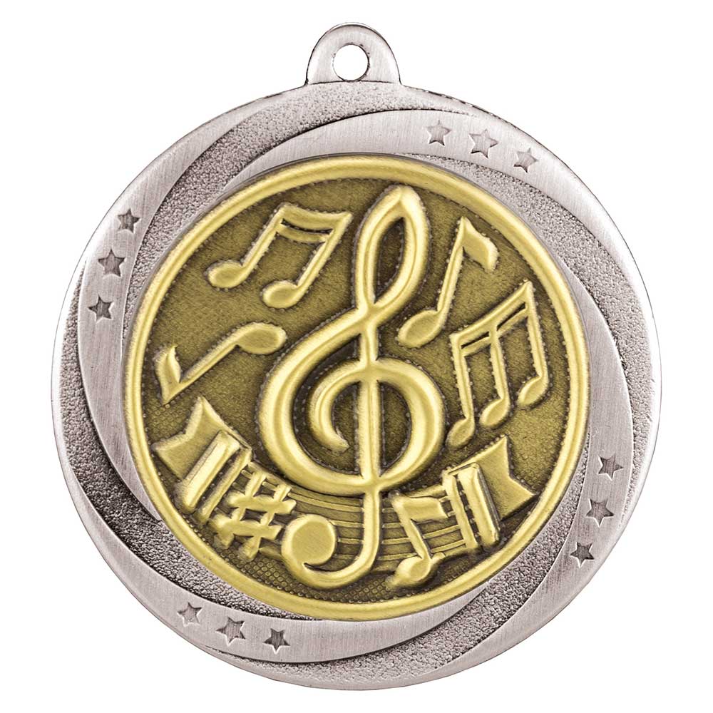 Superstar Music Medal 6cm