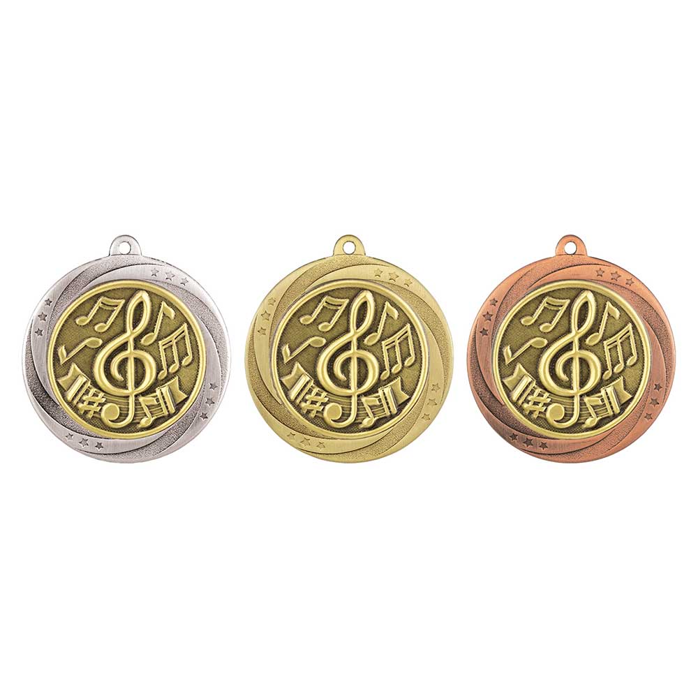 Superstar Music Medal 6cm