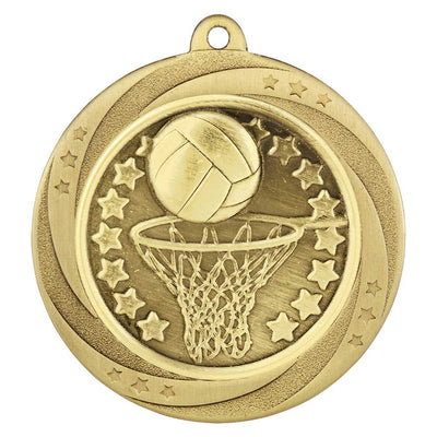 Superstar Netball Medal 6cm