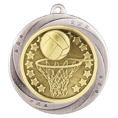 Superstar Netball Medal 6cm