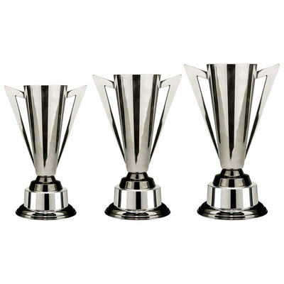 Camden Nickel Plated Cast Metal Trophy Cup