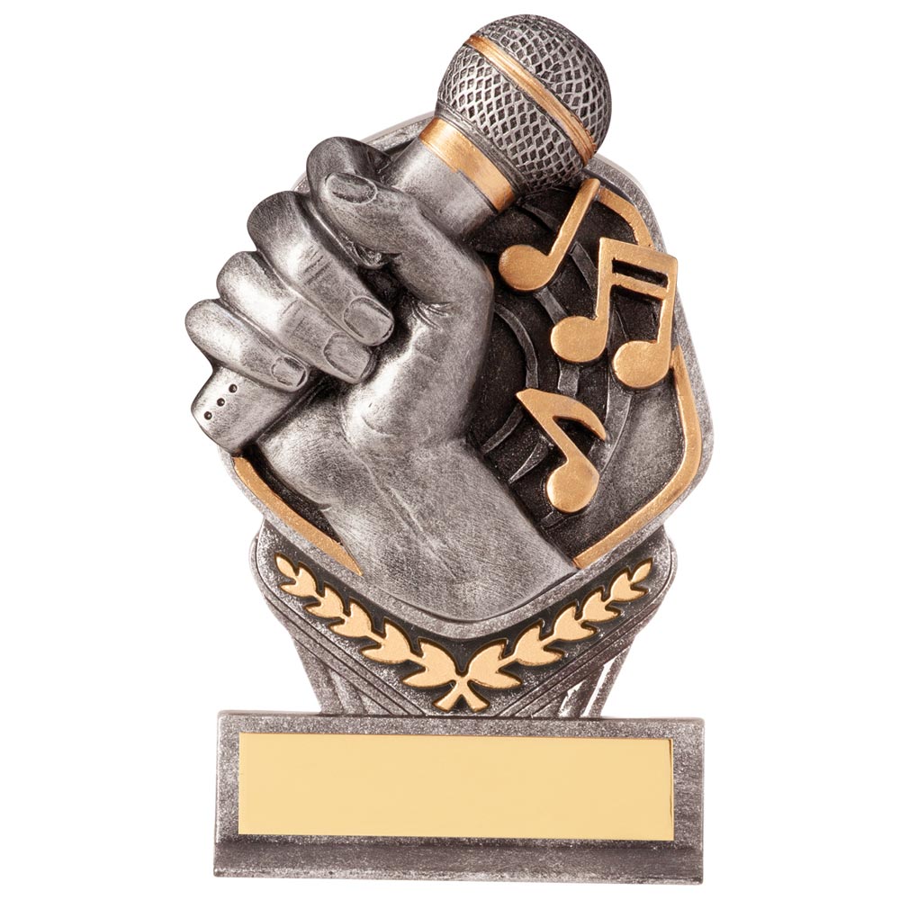 Mini Music Microphone Award Trophy Falcon Award