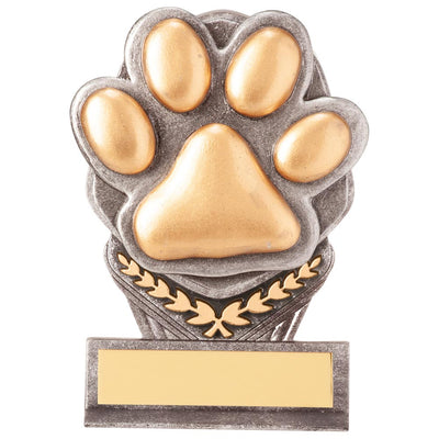 Mini Dog Paw Trophy Falcon Award