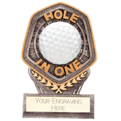 Mini Golf Hole In One Trophy Falcon Award