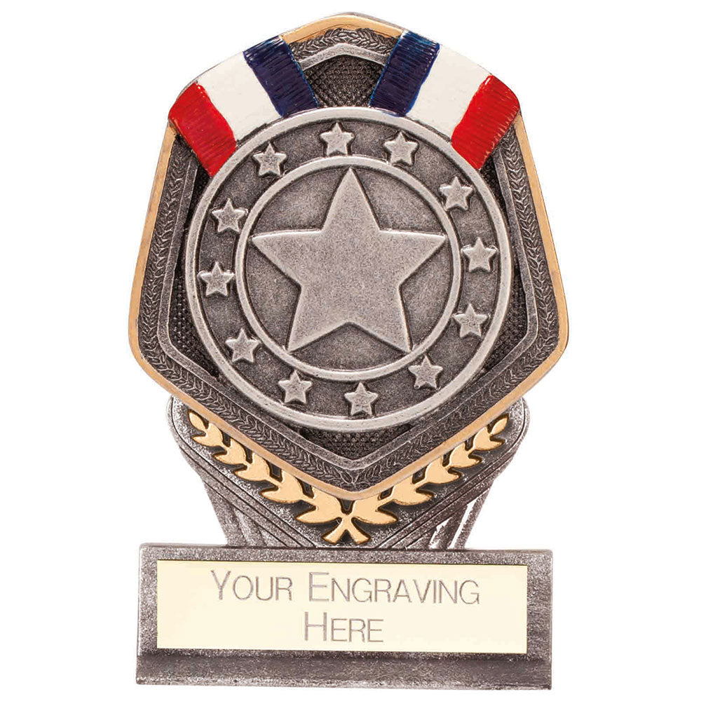 Mini Silver Medal Trophy Falcon Award