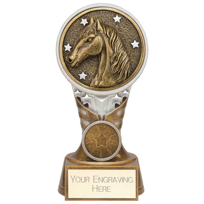 Ikon Equestrian Trophy Tower Award Silver And Gold