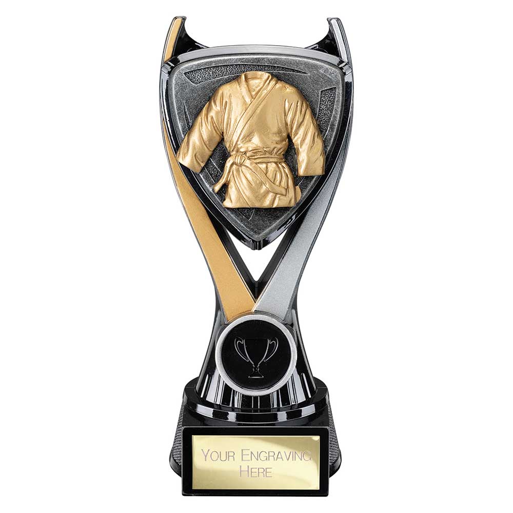 Wolverine Martial Arts Trophy Tower Carbon Black And Gold Fusion