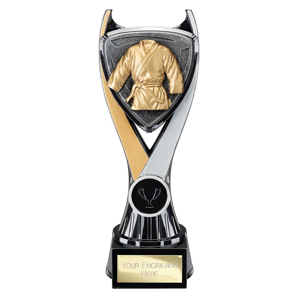 Wolverine Martial Arts Trophy Tower Carbon Black And Gold Fusion