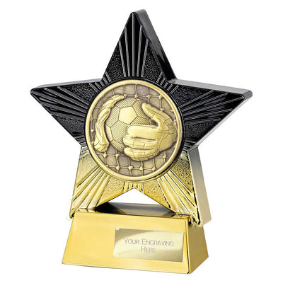 Superstar Football Goal Keeper Trophy Award