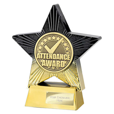 Superstar Attendance Award Trophy