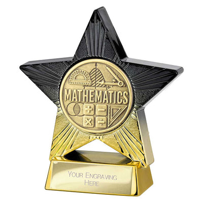 Superstar Maths Award Trophy