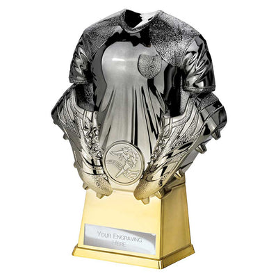 Invincible Football Shirt Trophy Award Heavyweight Gunmetal Gold