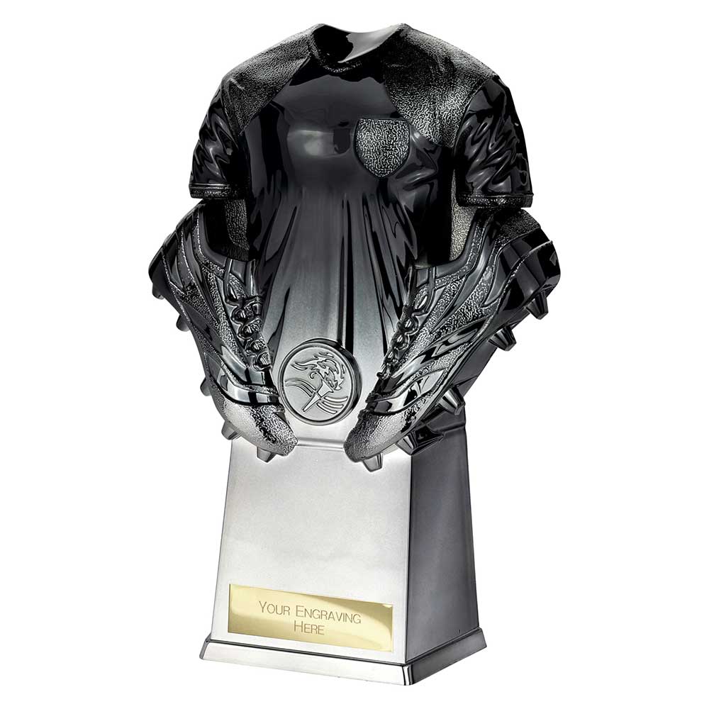 Invincible Football Shirt Trophy Award Heavyweight Black Gold