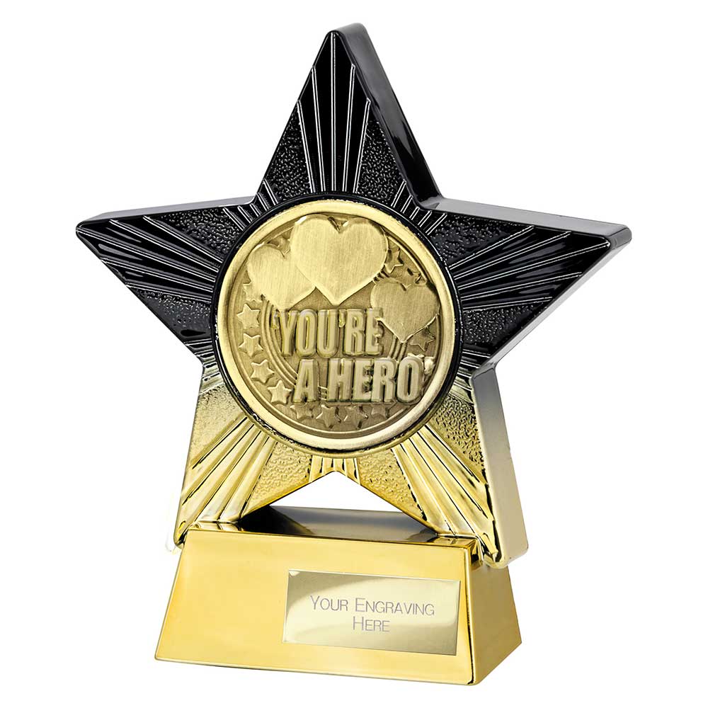 Superstar Youre A Hero Award Trophy