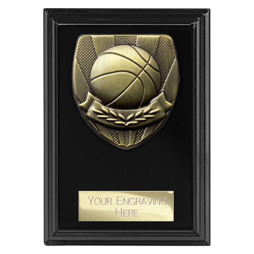 Cobra Basketball Plaque Award Epic Black