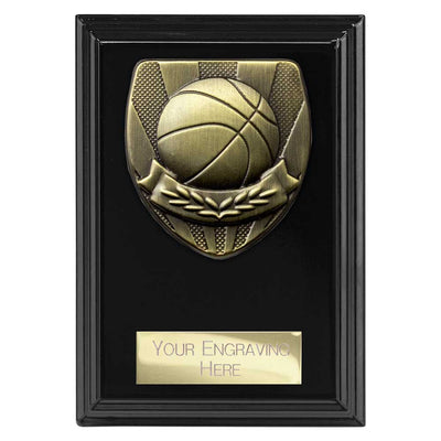 Cobra Basketball Plaque Award Epic Black