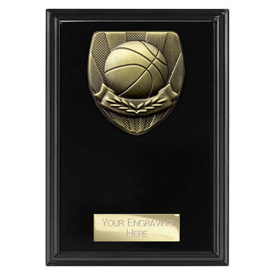 Cobra Basketball Plaque Award Epic Black