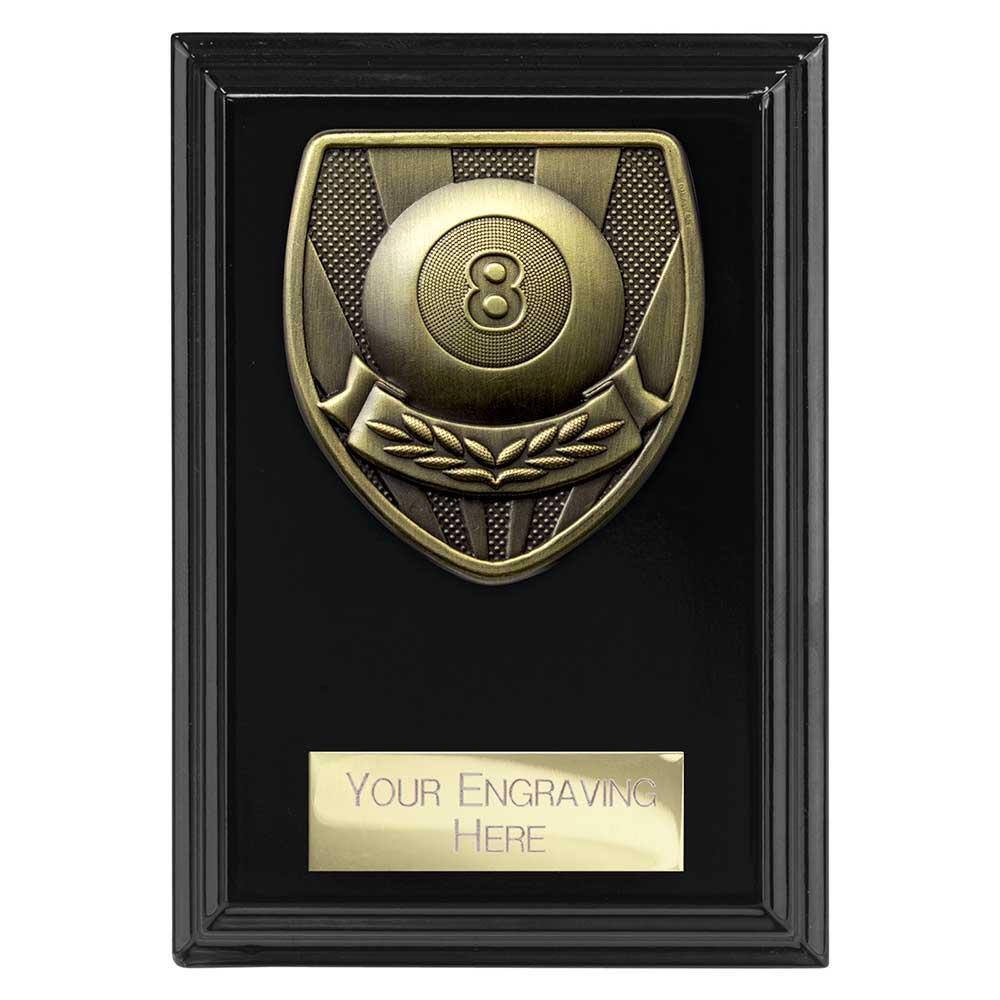 Cobra Pool Plaque Award Epic Black