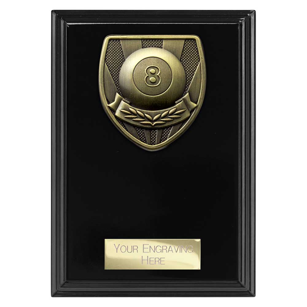 Cobra Pool Plaque Award Epic Black