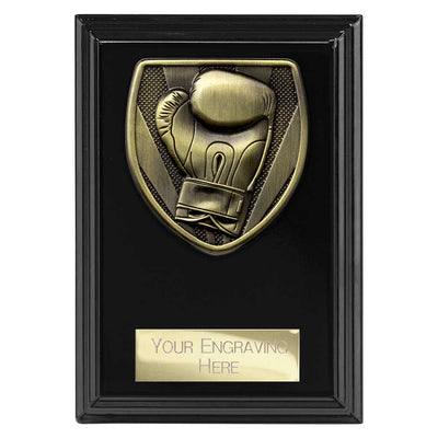 Cobra Boxing Plaque Award Epic Black