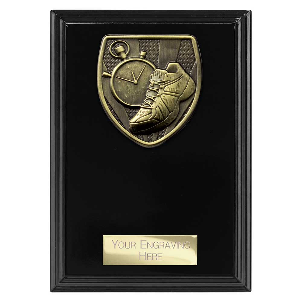 Cobra Running Plaque Award Epic Black