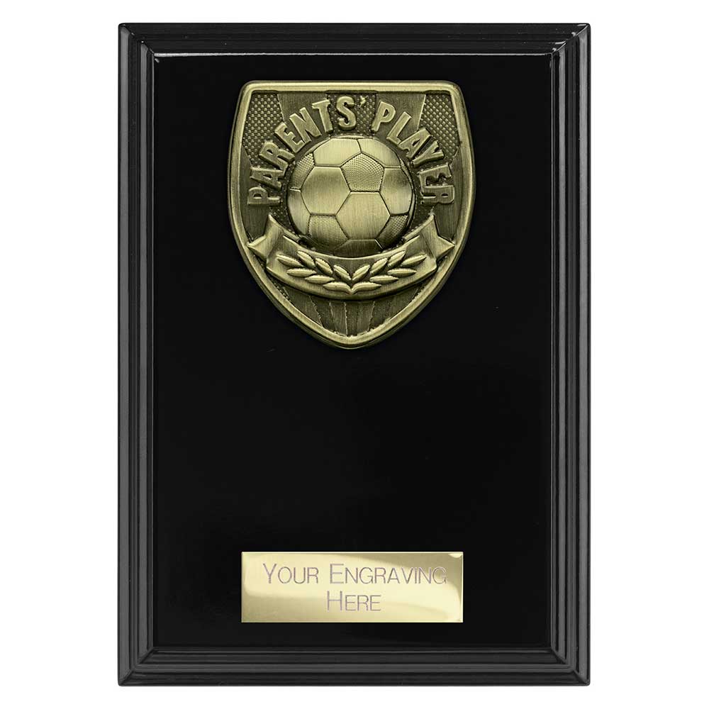 Cobra Plaque Parents Player Football Trophy Award Black