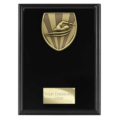 Cobra Swimming Plaque Award Epic Black