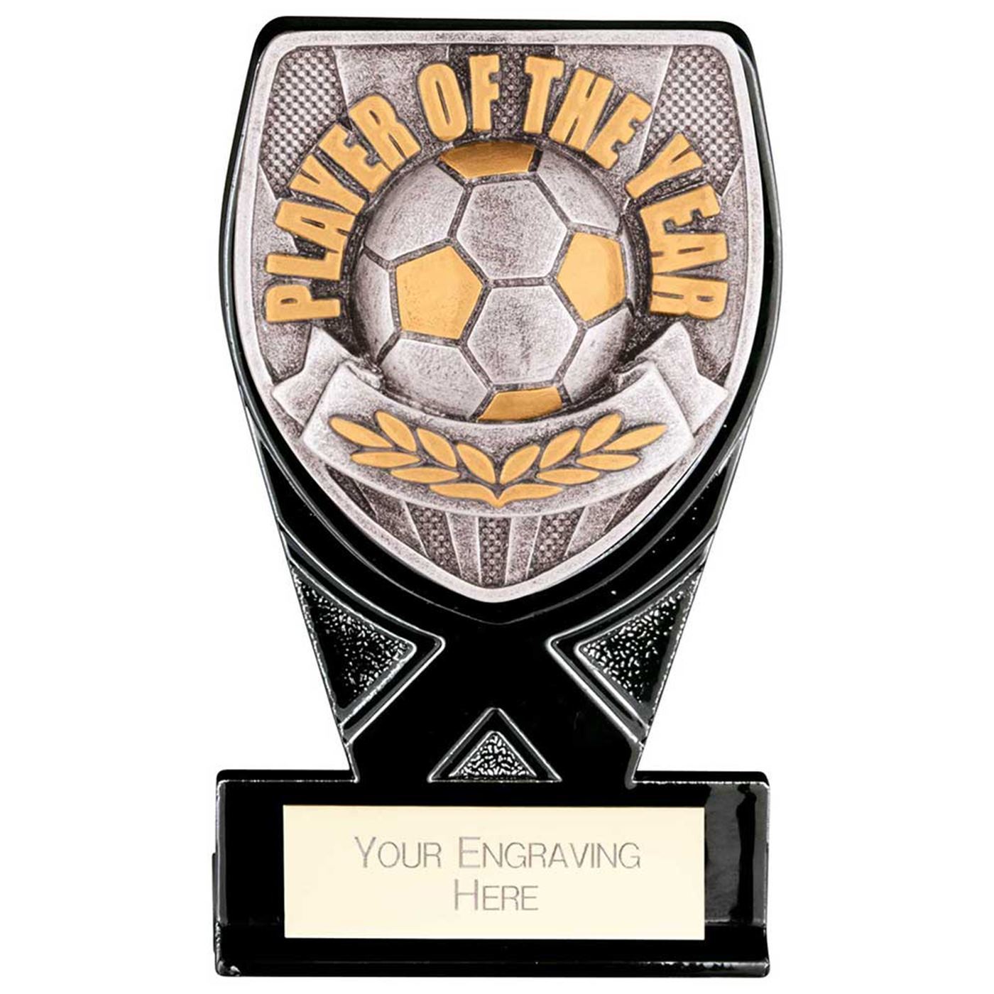 Mini Black Cobra Heavyweight Player Of Year Football Trophy