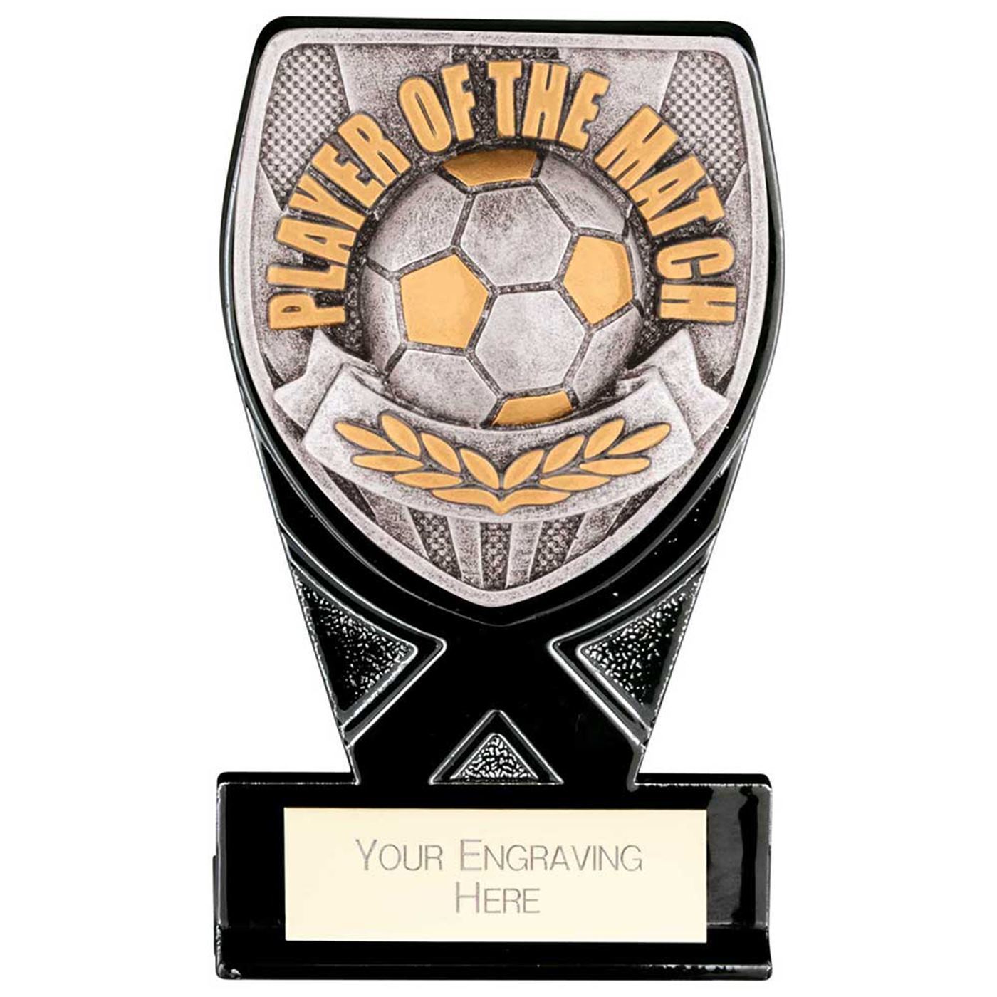 Mini Black Cobra Heavyweight Player Of Match Football Trophy