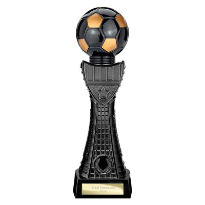 Football Trophy Award Black Viper Tower