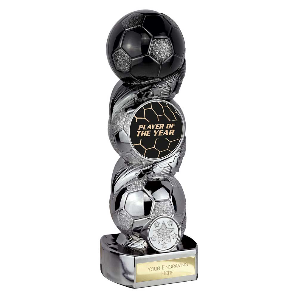 Hat Trick Strike Player Of The Year Football Trophy Award